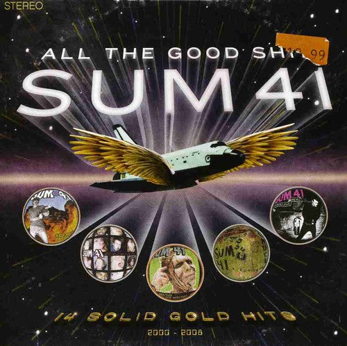 the album cover for Sum 41 - All the Good Shit: 14 Solid Gold Hits