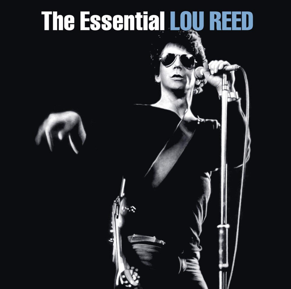 the album cover for Lou Reed - The Essential Lou Reed
