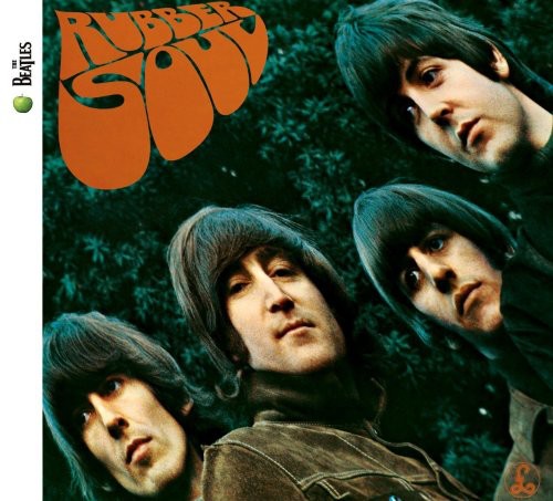 the album cover for The Beatles - Rubber Soul