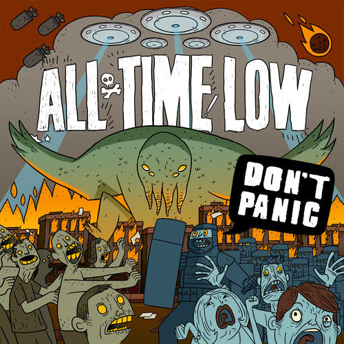 the album cover for All Time Low - Don't Panic