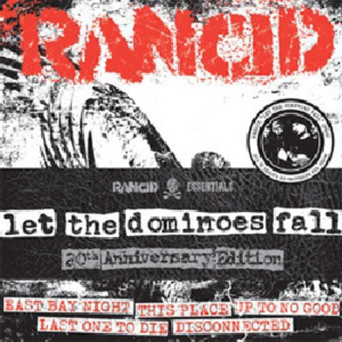 the album cover for Rancid - Let the Dominoes Fall