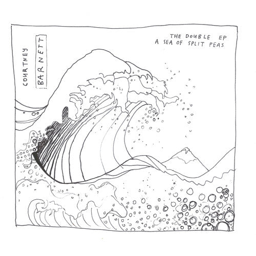 the album cover for Courtney Barnett - The Double EP: A Sea Of Split Peas