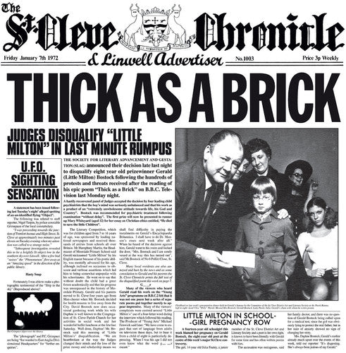 the album cover for Jethro Tull - Thick As a Brick