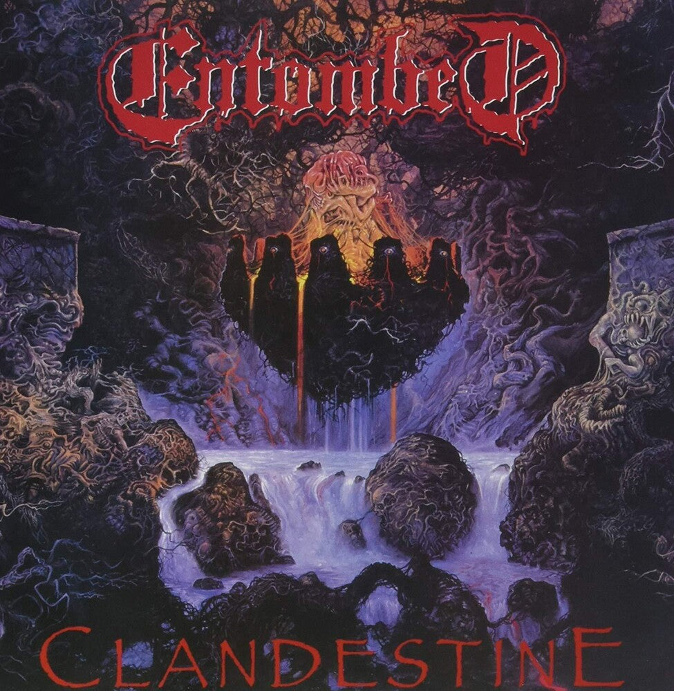 the album cover for Entombed - Clandestine