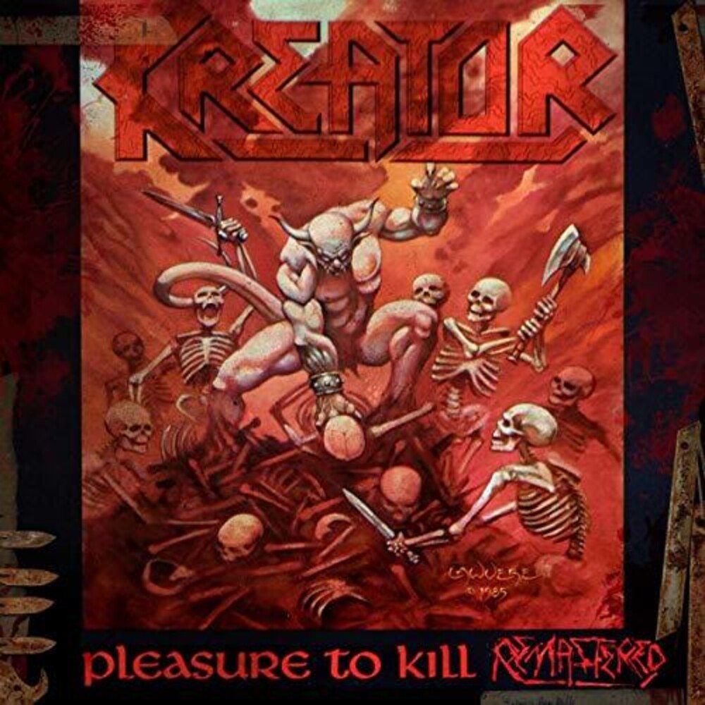 the album cover for Kreator - Pleasure To Kill