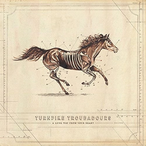 the album cover for Turnpike Troubadours - A Long Way From Your Heart