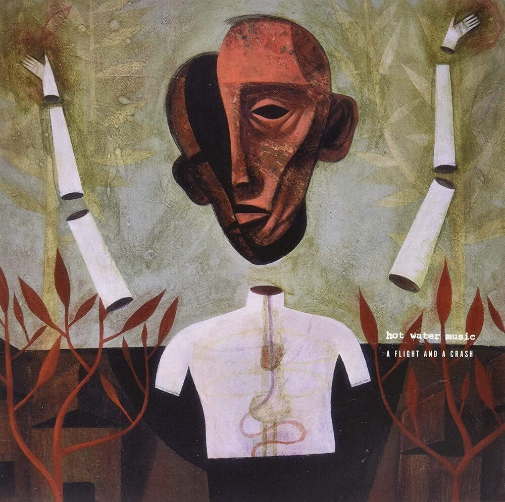 the album cover for Hot Water Music - A Flight And A Crash