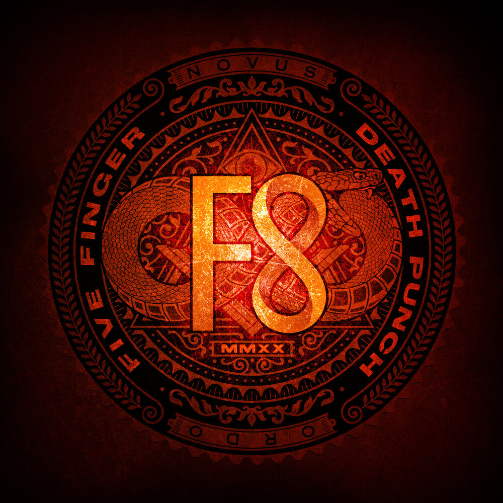 the album cover for Five Finger Death Punch - F8