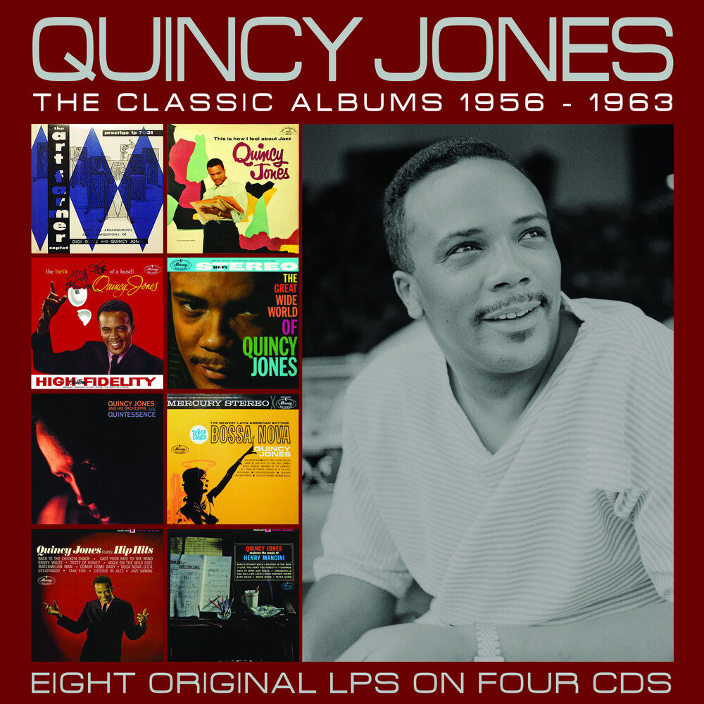 the album cover for Quincy Jones - Classic Albums 1956-1963