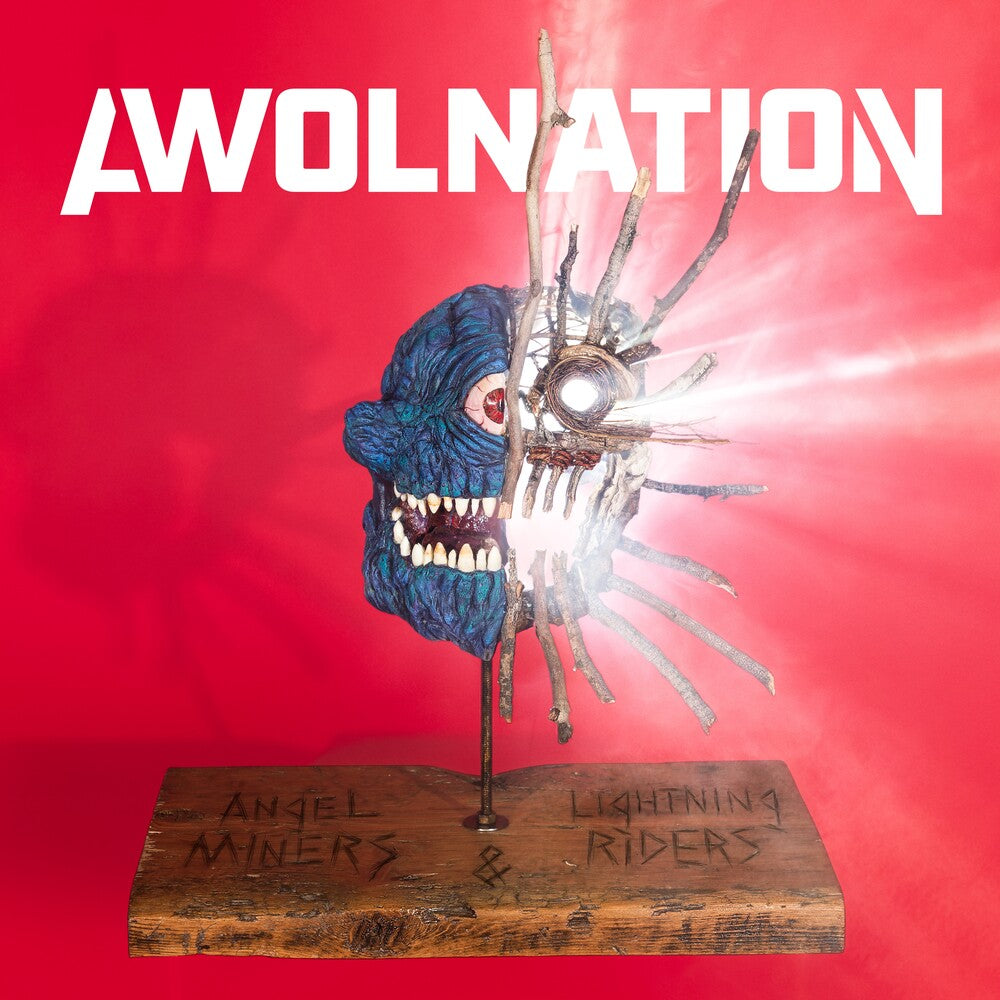 the album cover for Awolnation - Angel Miners & The Lightning Riders