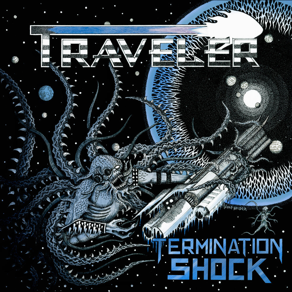 the album cover for Traveler - Termination Shock