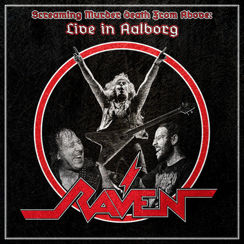 the album cover for Raven - Screaming Murder Death From Above: Live In Aalborg