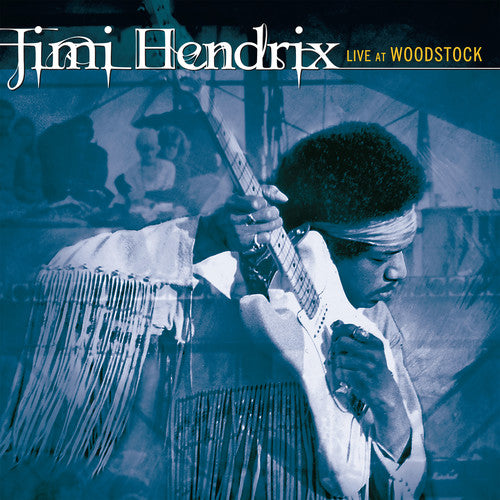 the album cover for Jimi Hendrix - Live At Woodstock