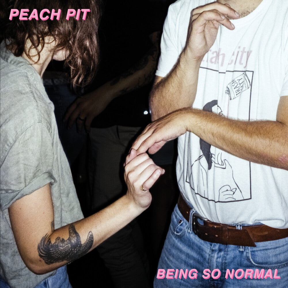 the album cover for Peach Pit - Being So Normal