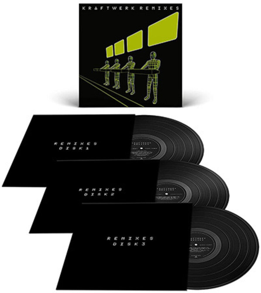 the album cover for Kraftwerk - Remixes 3LP