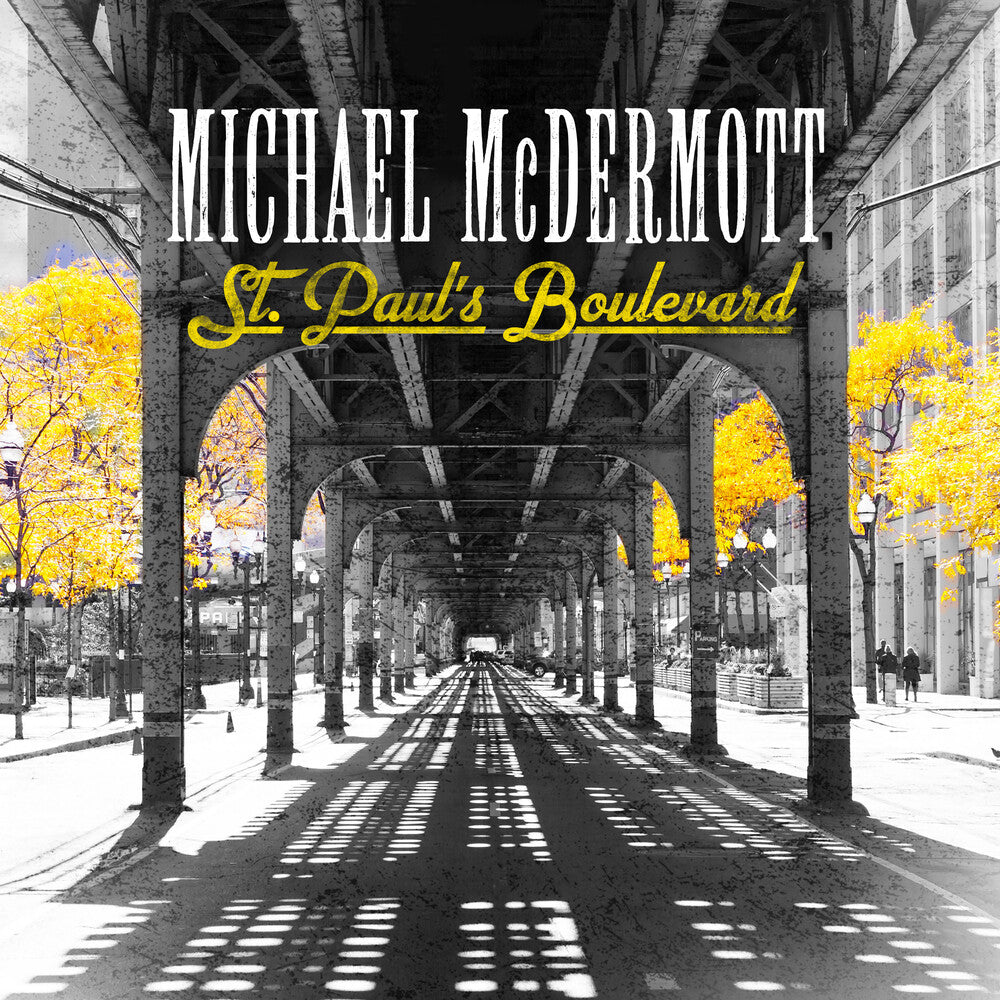 the album cover for Michael Mcdermott - St. Paul's Boulevard