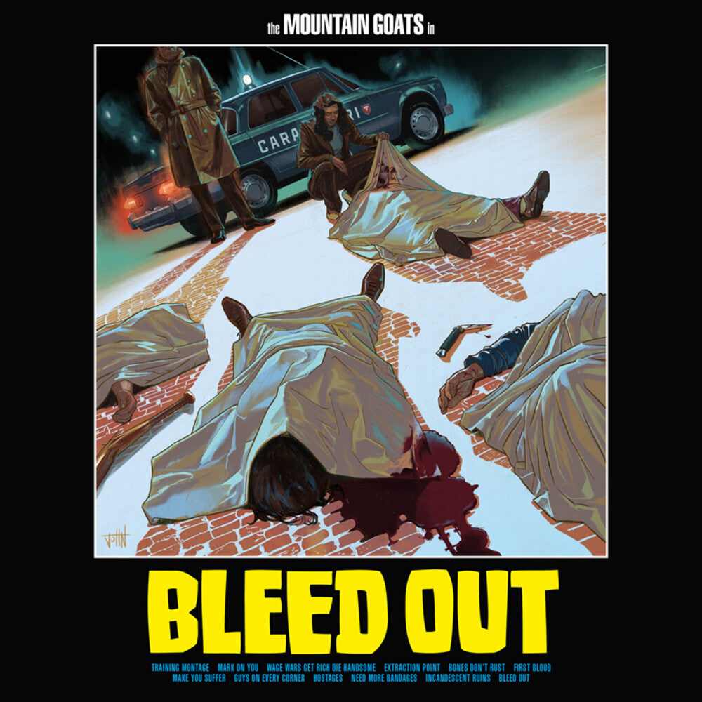 the album cover for The Mountain Goats - Bleed Out