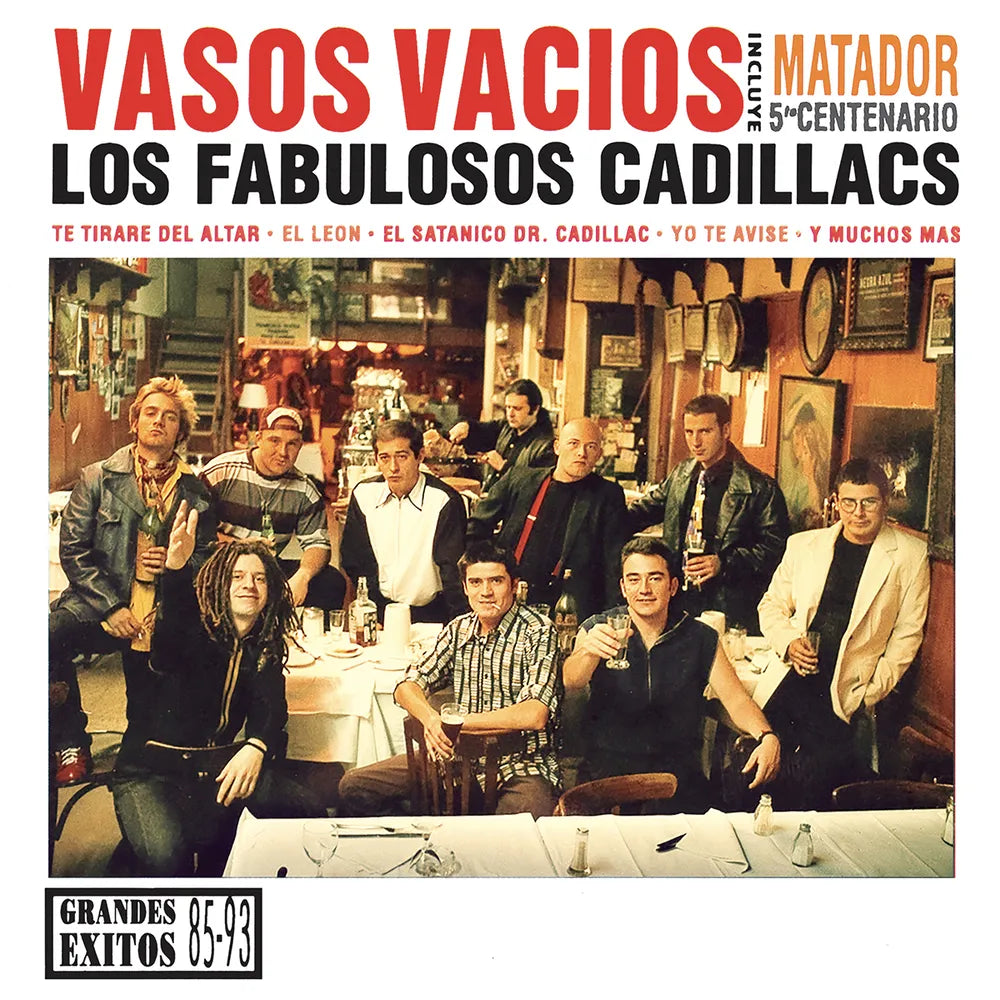 the album cover for Los Fabulosos Cadillacs - Vasos Vacios