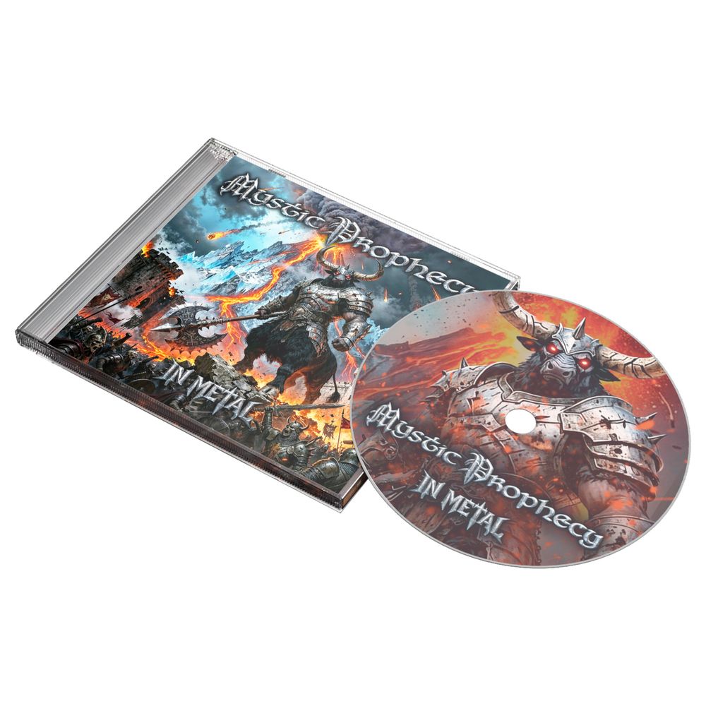 the album cover for Mystic Prophecy - In Metal