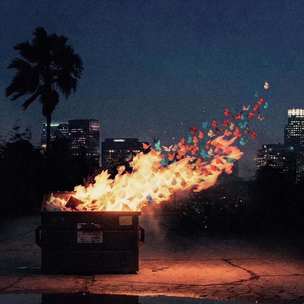the album cover for Dirty Honey - Catch My Butterfly