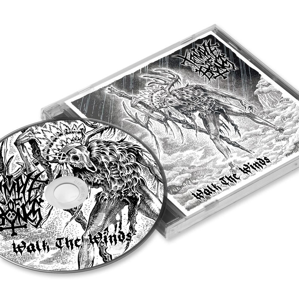 the album cover for Temple of Bones - Walk the Winds