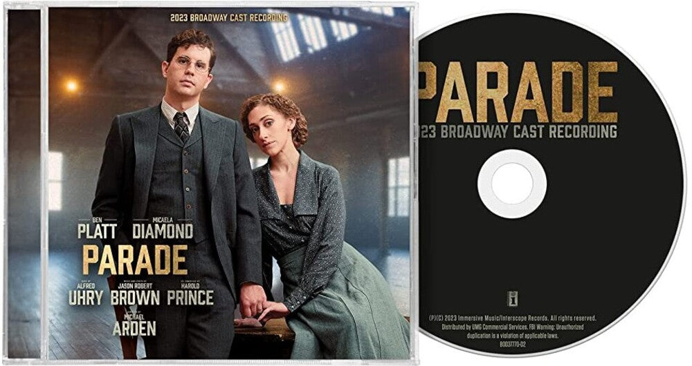 the album cover for Ben Platt / Micaela Diamond / Jason Robert Brown - Parade (2023 Broadway Cast Recording)