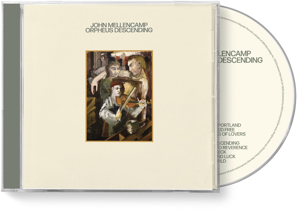 the album cover for John Mellencamp - Orpheus Descending