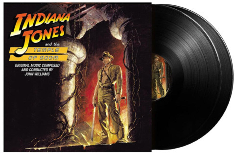 the album cover for John Williams - Indiana Jones And The Temple Of Doom - O.S.T.