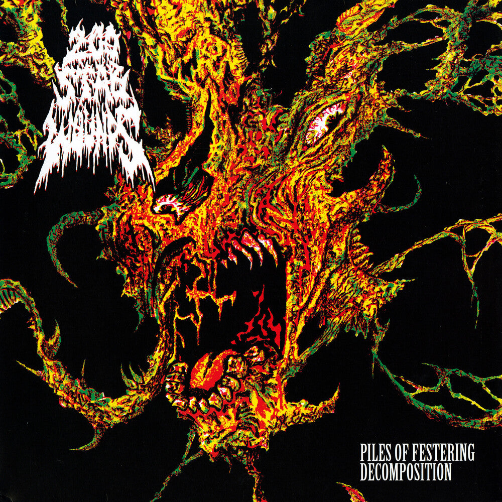 the album cover for 200 Stab Wounds - Piles Of Festering Decomposition