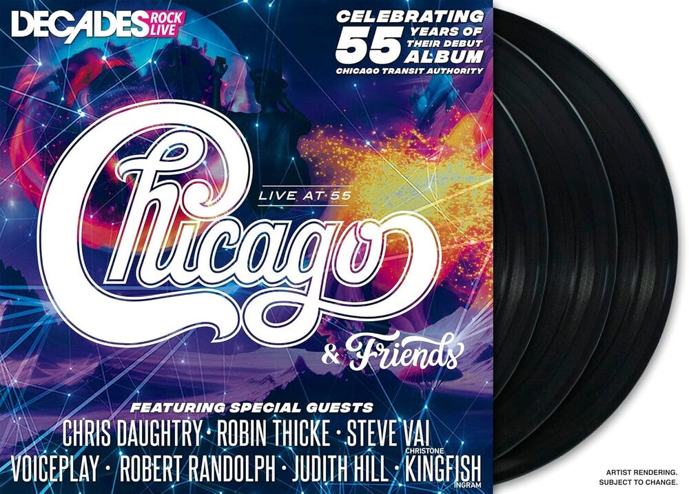 the album cover for Chicago & Friends - Live At 55