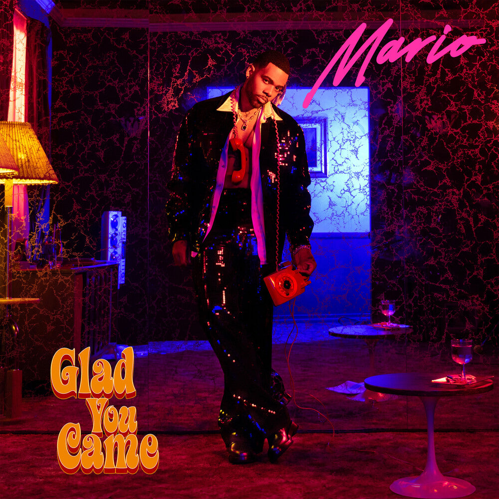 the album cover for Mario - Glad You Came