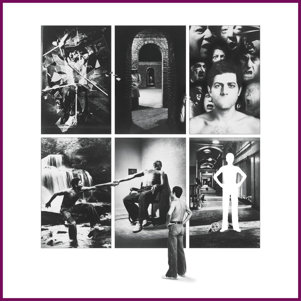 the album cover for Genesis - Lamb Lies Down On Broadway (Box) (Wbr)