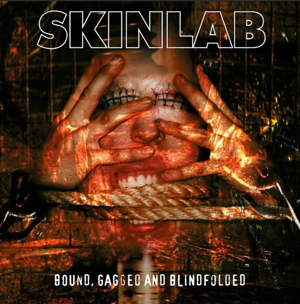 the album cover for Skinlab - Bound, Gagged and Blindfolded