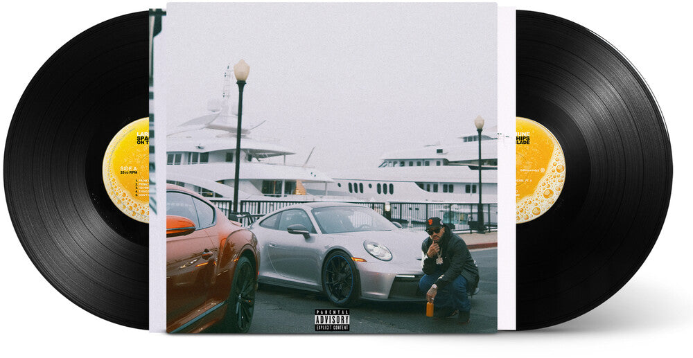 the album cover for Larry June - Spaceships On The Blade