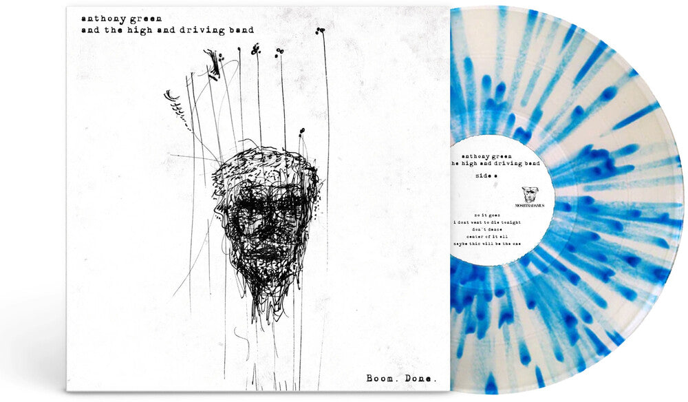 the album cover for Anthony Green - Boom. Done.