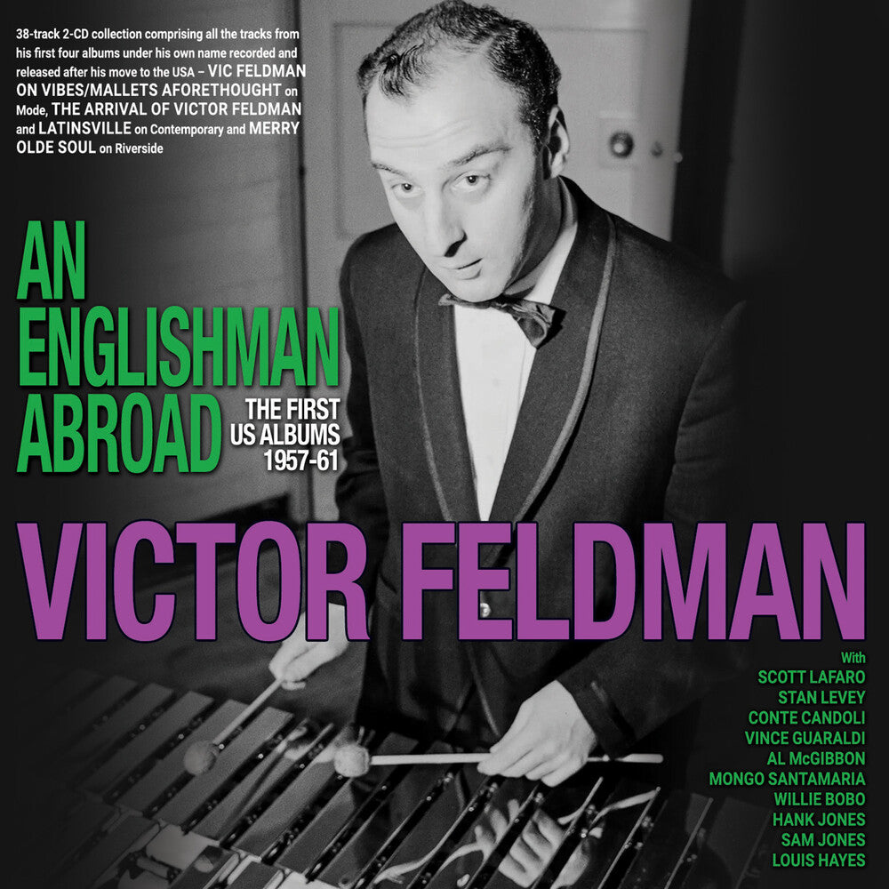 the album cover for Feldman, Victor - An Englishman Abroad: The First Us Albums 1957-61