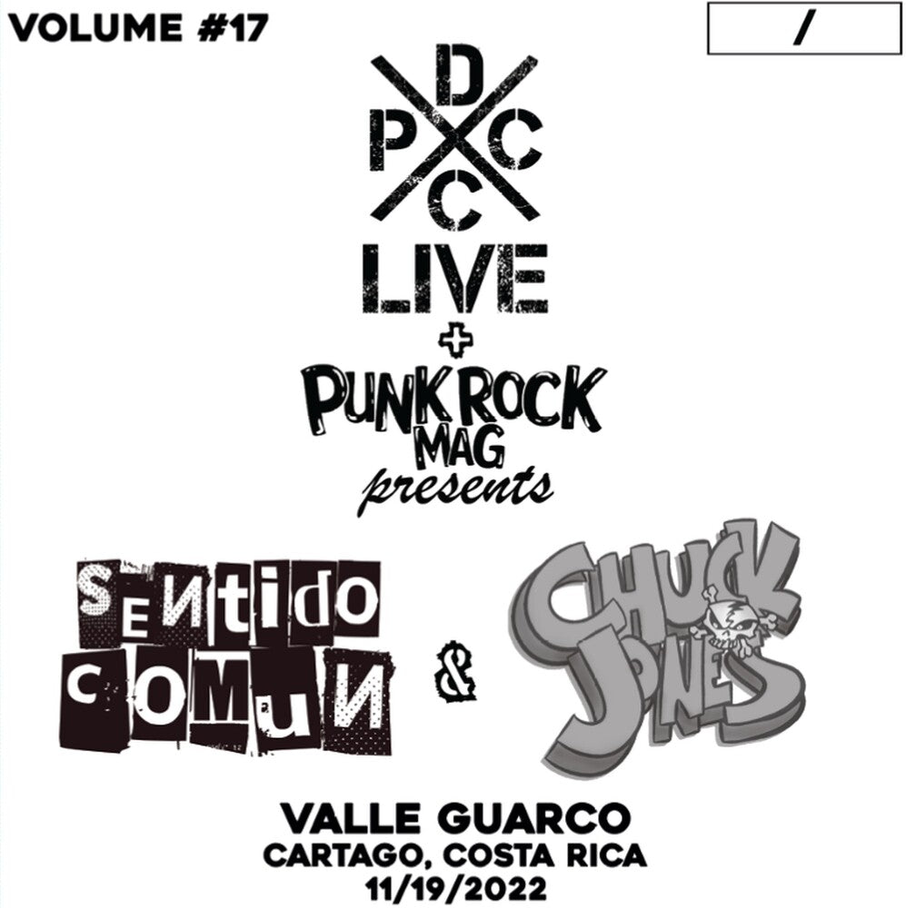 the album cover for Sentido Comun / Chuck Jones - Dcxpc Live Vol17
