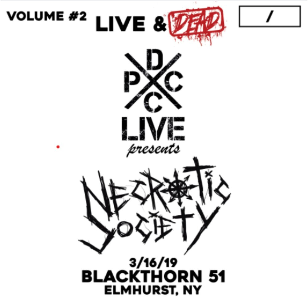 the album cover for Necrotic Society - Dcxpc Live & Dead Vol2