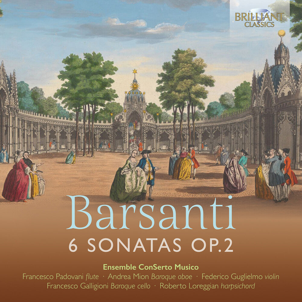 the album cover for Ensemble ConSerto Musico - Barsanti: 6 Sons Op. 2