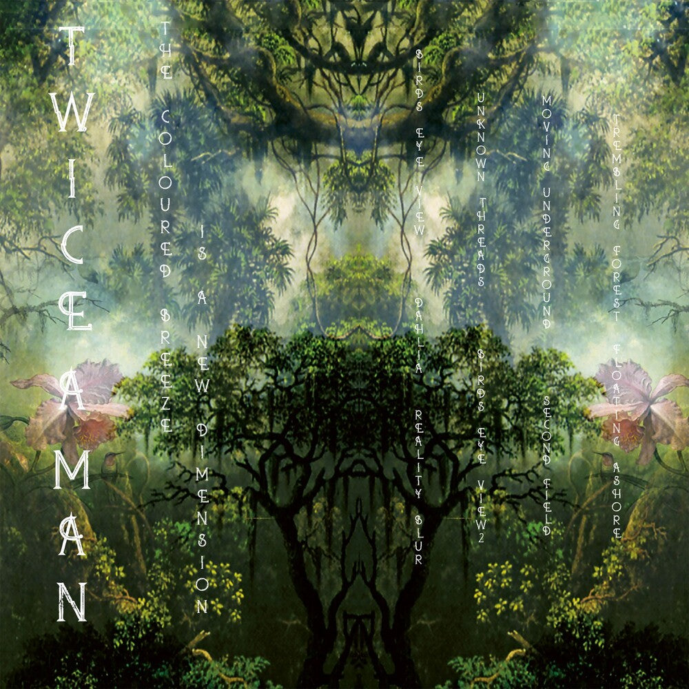 the album cover for Twice A Man - The Coloured Breeze Is a New Dimension