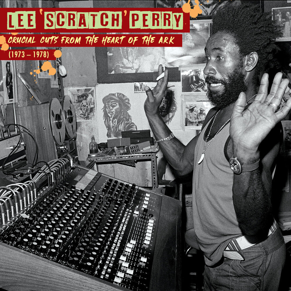 the album cover for Lee 'scratch' Perry - Crucial Cuts From The Heart Of The Ark (1973-1978)