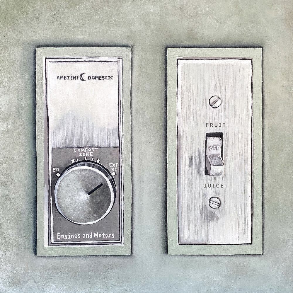 the album cover for Fruit Juice - Engines