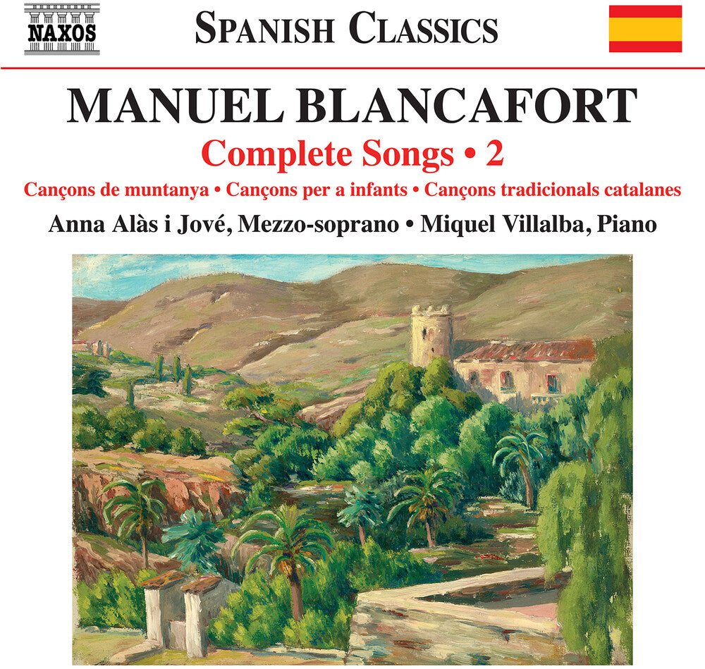 the album cover for Anna Alas I Jove - Blancafort: Complete Songs Vol. 2