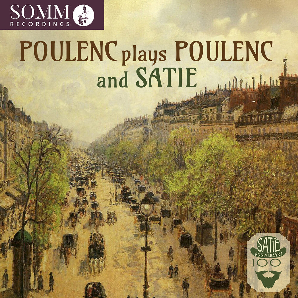 the album cover for Francis Poulenc / Fevrier,Jacques - Poulenc Plays Poulenc & Satie