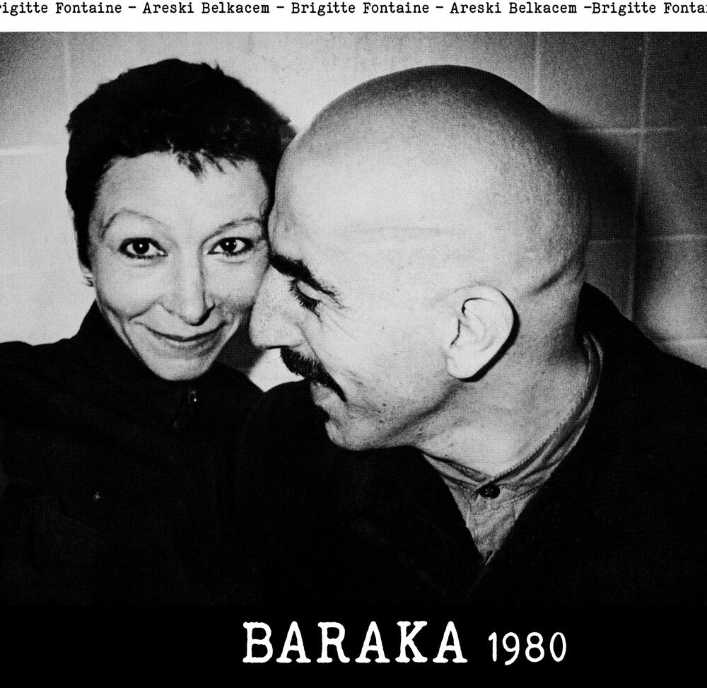 the album cover for Brigitte Fontaine / Belkacem,Areski - Baraka 1980