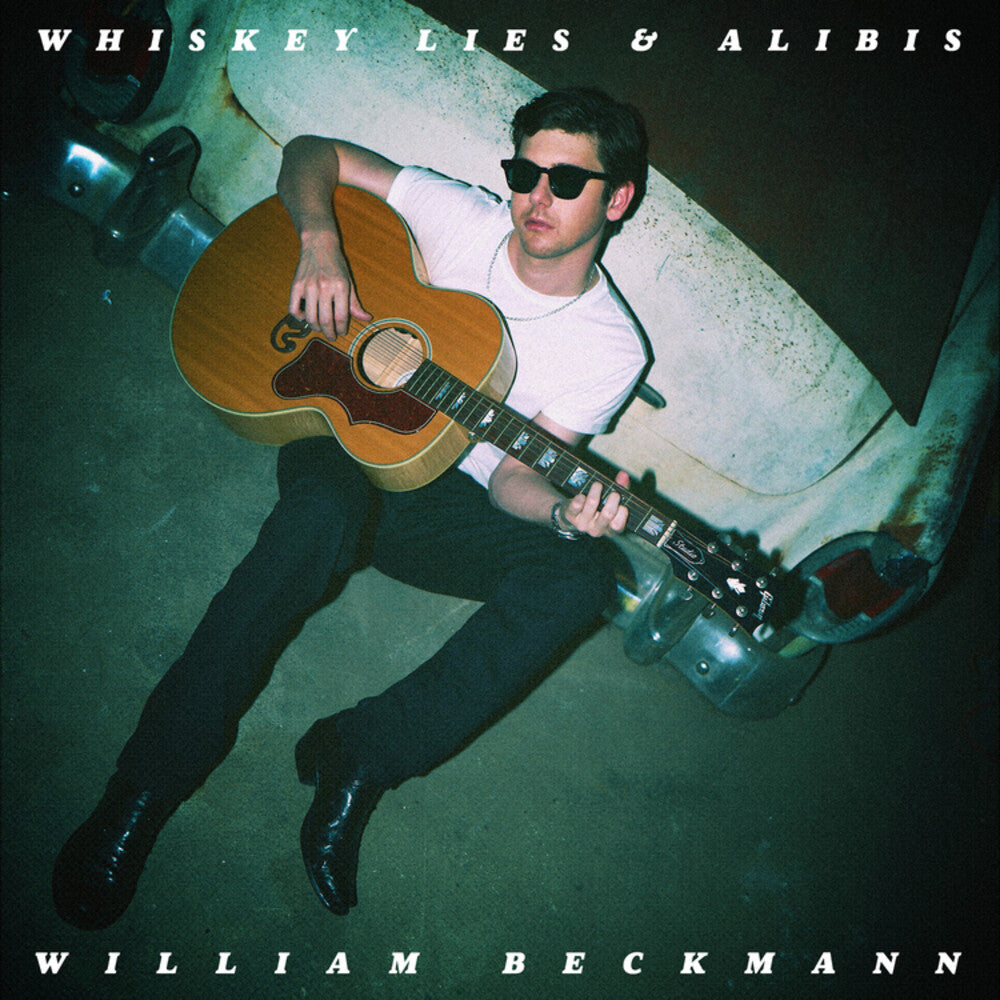 the album cover for William Beckmann - Whiskey Lies & Alibis