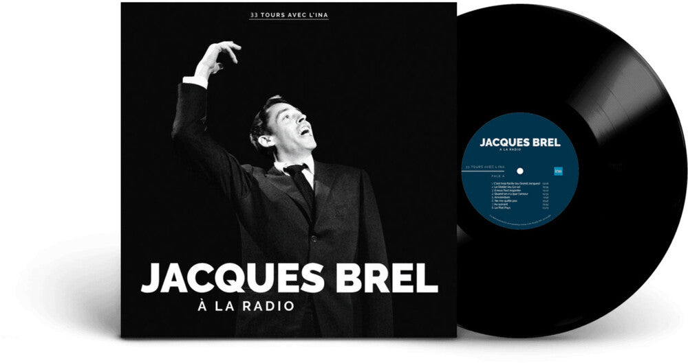 the album cover for Jacques Brel - A La Radio