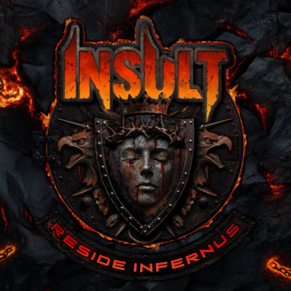 the album cover for Insult - Reside Infernus (Uk)
