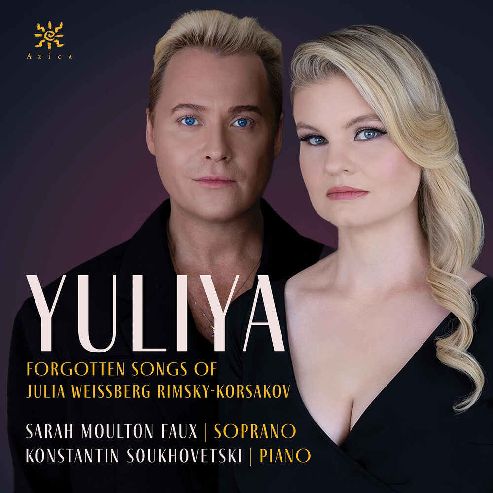 the album cover for Sarah Faux Mouton - Yuliya - Forgotten Songs Of Julia Weissberg Rimsky