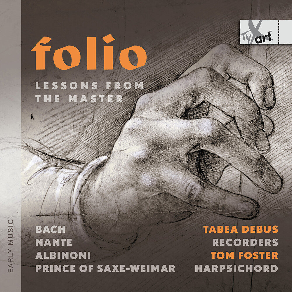 the album cover for Tabea Debus - Folio - Lessons From The Master